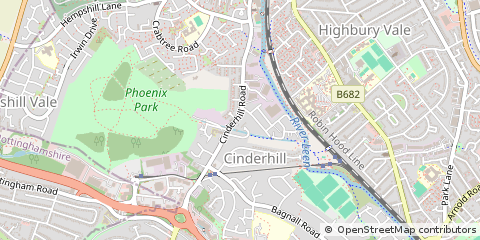 Map of Nottingham