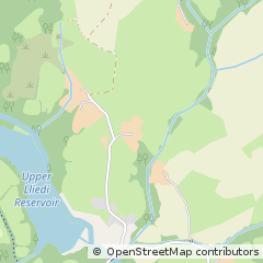 Map of Llanelli, Carmarthenshire