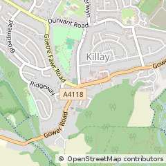 Map of Swansea