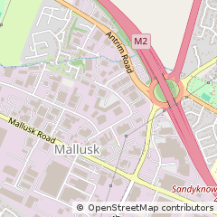 Map of Newtownabbey