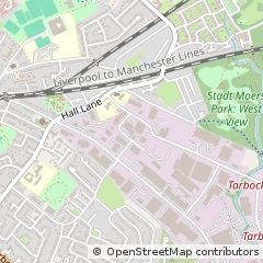 Map of Huyton, Merseyside