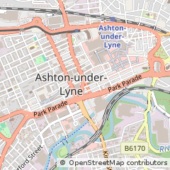 Map of Ashton-Under-Lyne