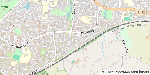 Map of Bristol, Gloucestershire