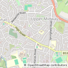 Map of Swadlincote, Derbys