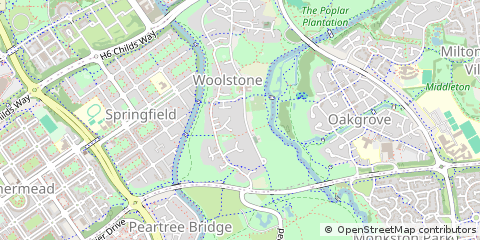 Map of Milton Keynes, Buckinghamshire
