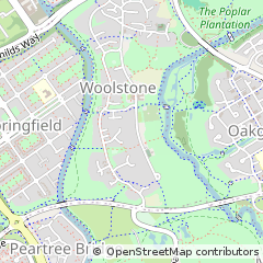 Map of Milton Keynes, Buckinghamshire