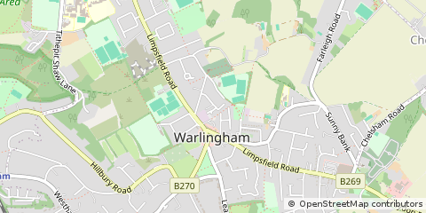 Map of Warlingham