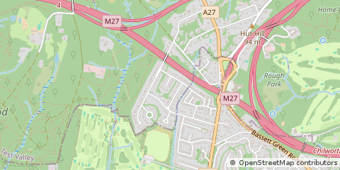 Map of Southampton, Hampshire