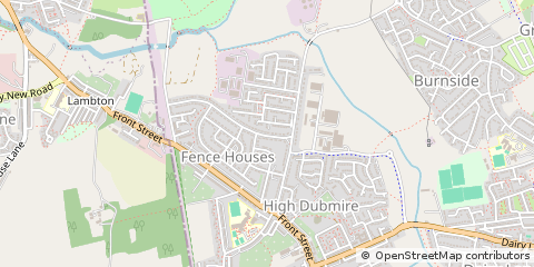 Map of Houghton LE Spring