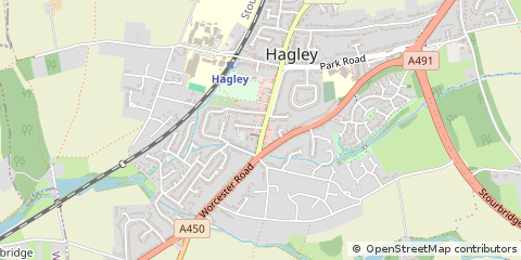 Map of Stourbridge, West Midlands