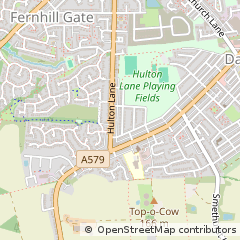 Map of Bolton, Lancashire