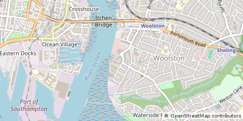 Map of Southampton