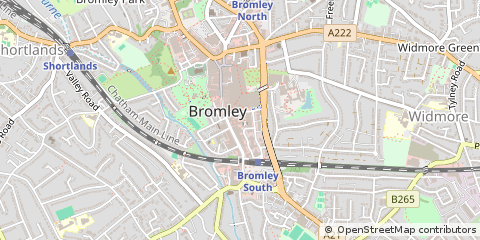Map of Bromley