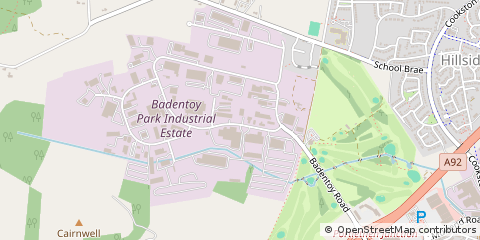 Map of Portlethen, Aberdeen