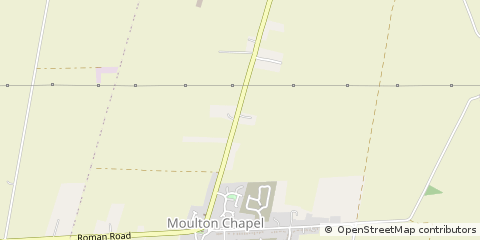 Map of Spalding, Lincolnshire