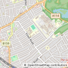 Map of Leyton, London