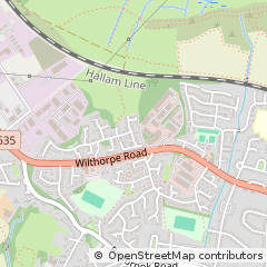 Map of South Yorkshire