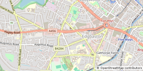 Map of Birmingham