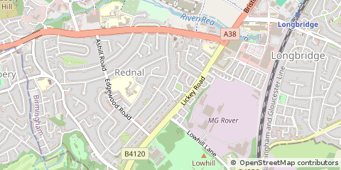 Map of Birmingham