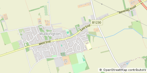 Map of Beverley, E Yorkshire