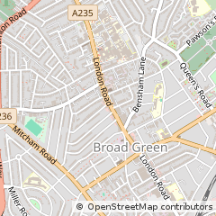 Map of Croydon