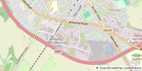 Map of Morley, Leeds
