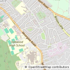 Map of Rotherham