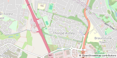 Map of Leicester