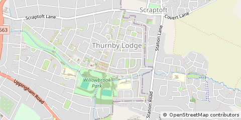 Map of Leicester