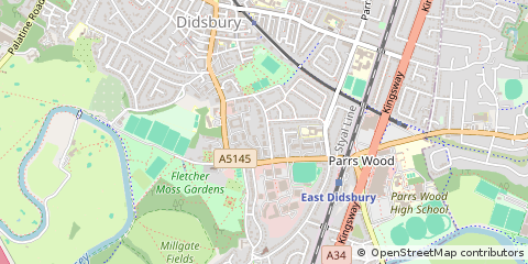 Map of Manchester