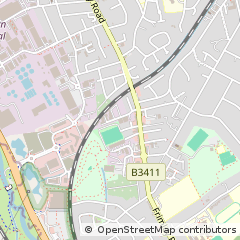 Map of Camberley, Surrey