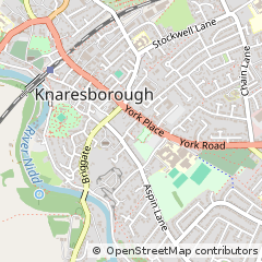 Map of Knaresborough, North Yorkshire