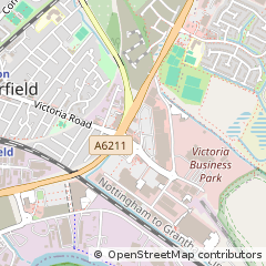 Map of Nottingham, Nottinghamshire
