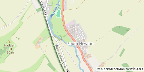 Map of Salisbury, Wiltshire