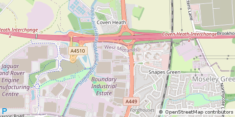 Map of Wolverhampton