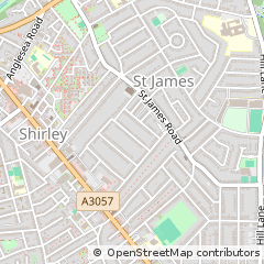 Map of Southampton, Hampshire
