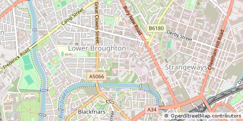 Map of Salford