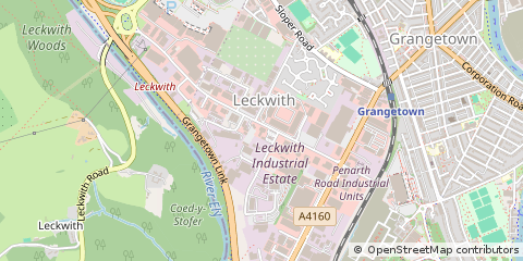 Map of Cardiff