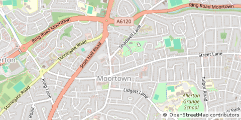 Map of Leeds