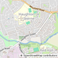 Map of Darlington, County Durham