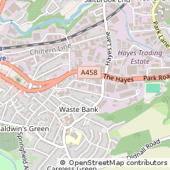 Map of Stourbridge, West Midlands
