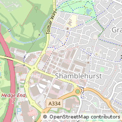 Map of Southampton, Hampshire