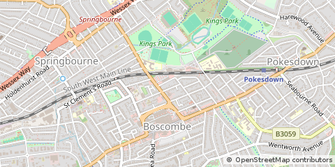 Map of Bournemouth