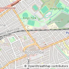 Map of Bournemouth