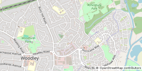 Map of Reading, Berkshire