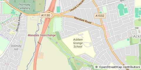 Map of Middlesbrough