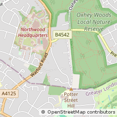 Map of Northwood, Middx