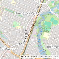 Map of Southampton, Hampshire