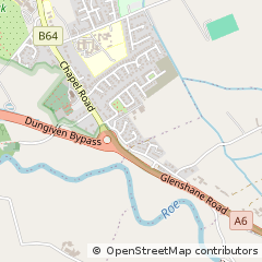 Map of Dungiven, Derry