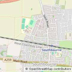 Map of Emsworth, Hants